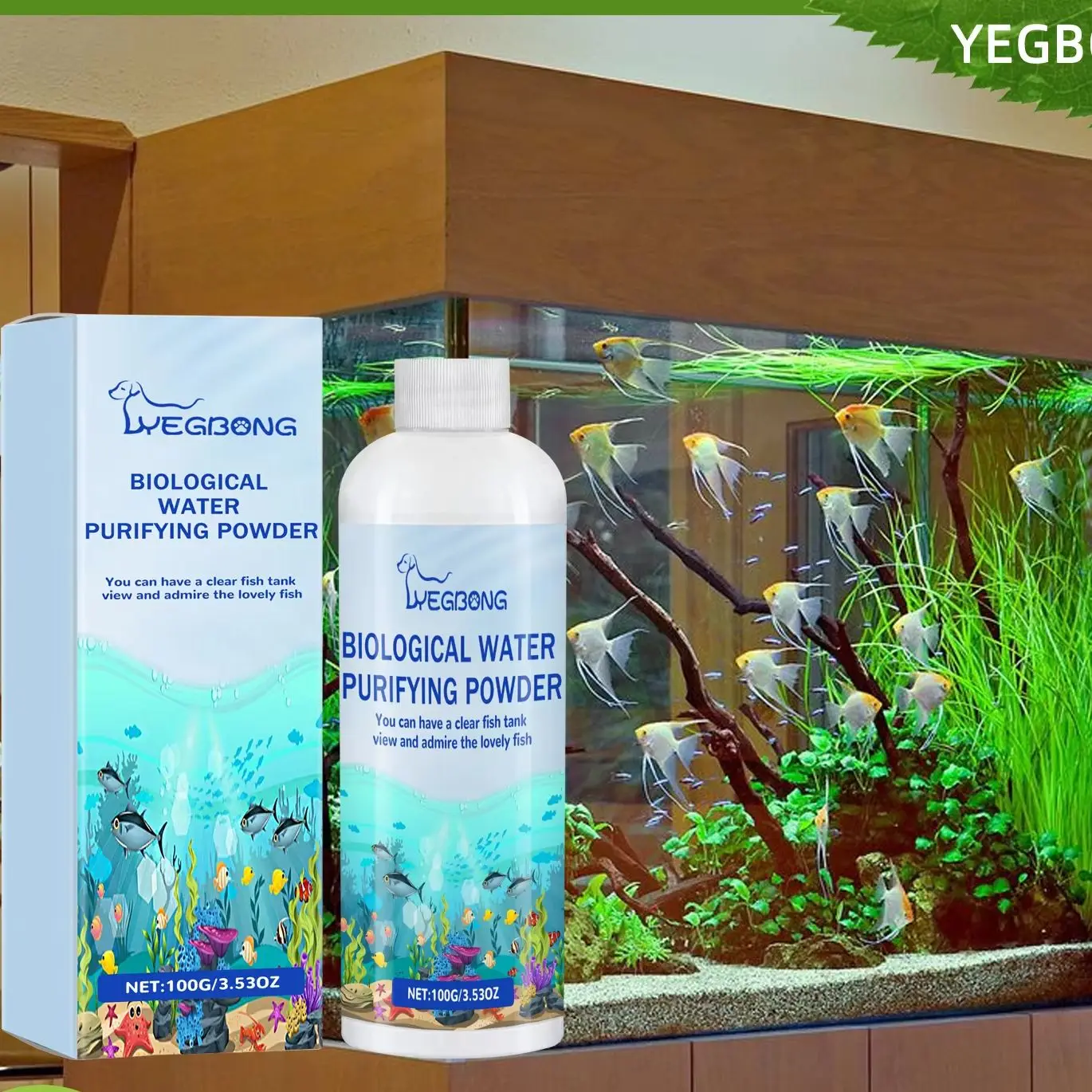 Planted Aquarium Algae Control - Polvere biologica per il controllo delle