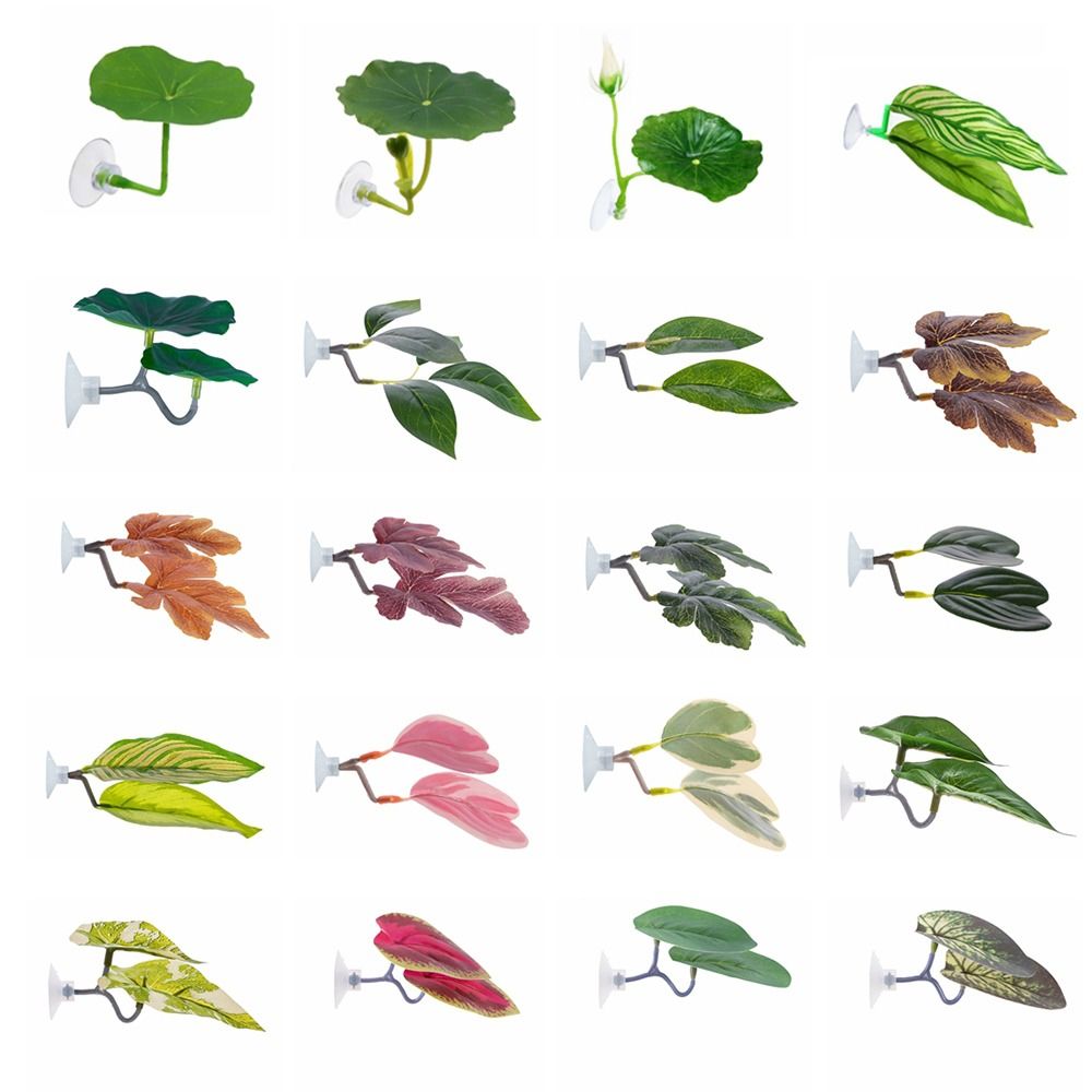 Aquarium Plant Live - Foglia di plastica per riposo di