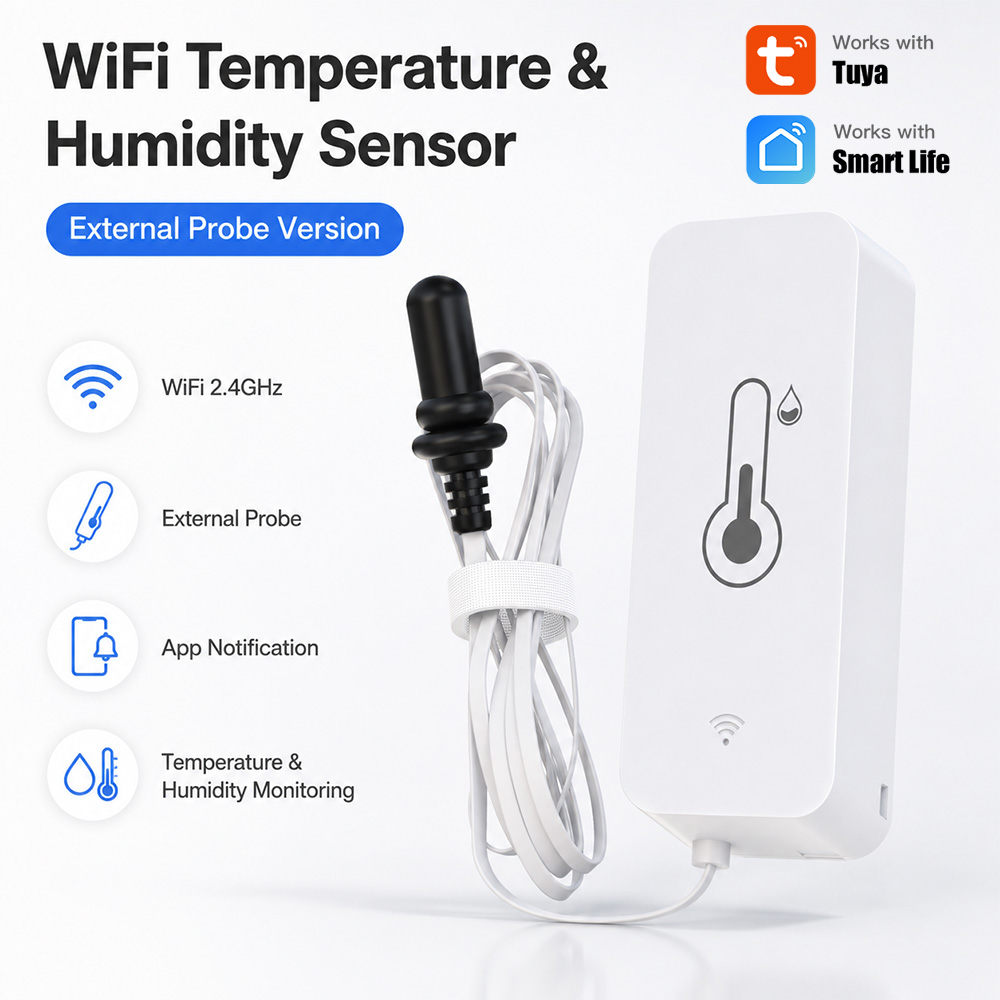 Aquarium Planted Aquarium - Sensore di umidità della temperatura WiFi