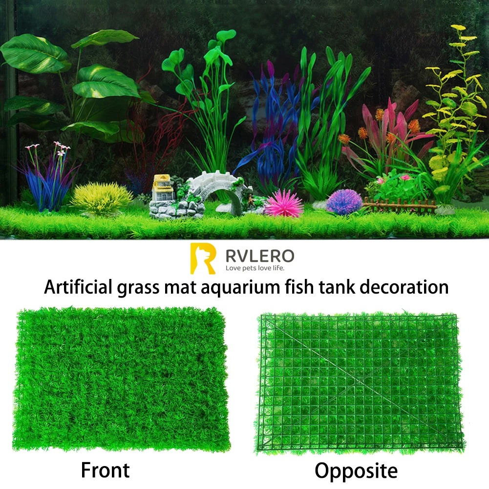Aquarium Plant Live - Erba artificiale prato acquario decorazione serbatoio
