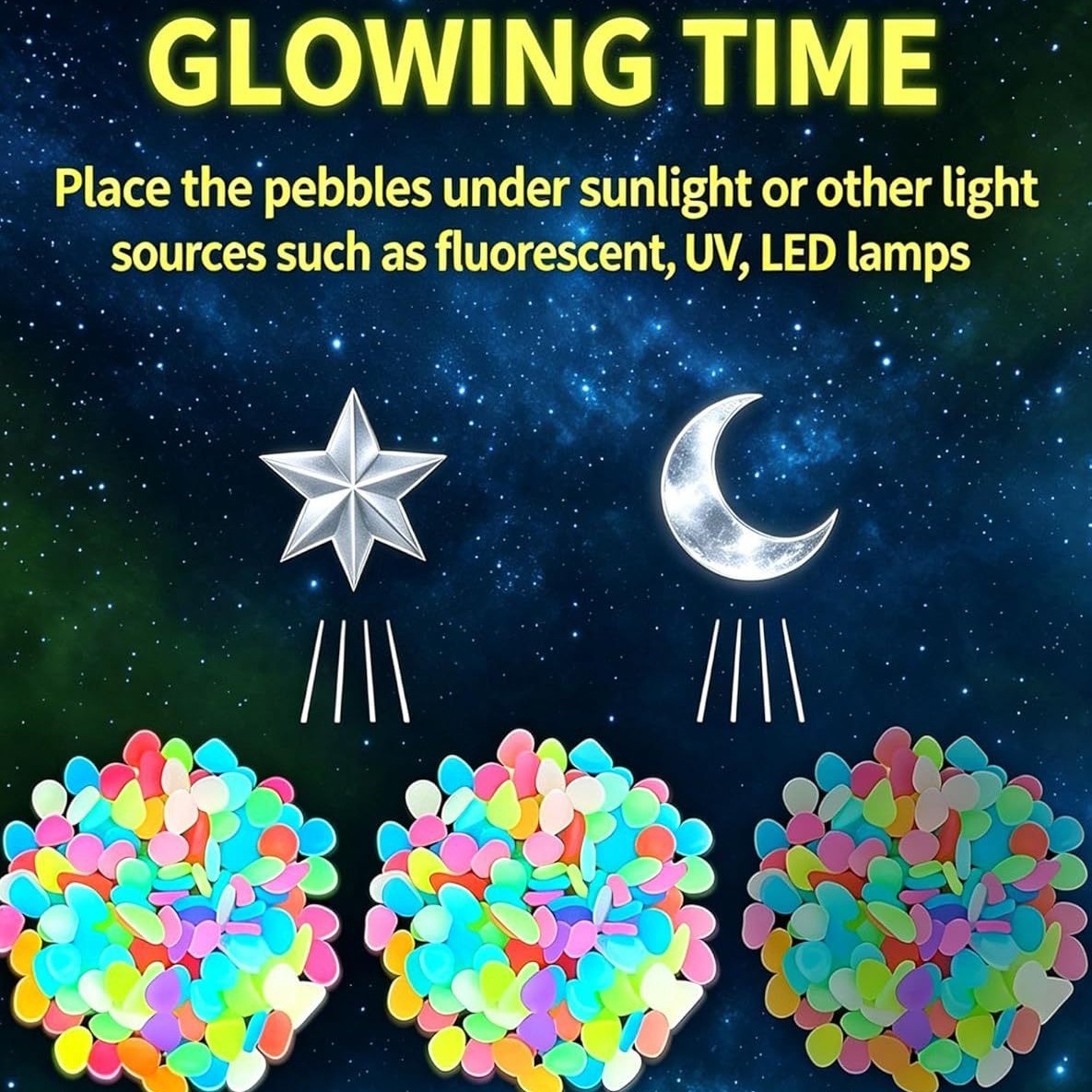 Ciottoli luminosi colorati che - Aquarium Planted Aquarium recensione e prezzo