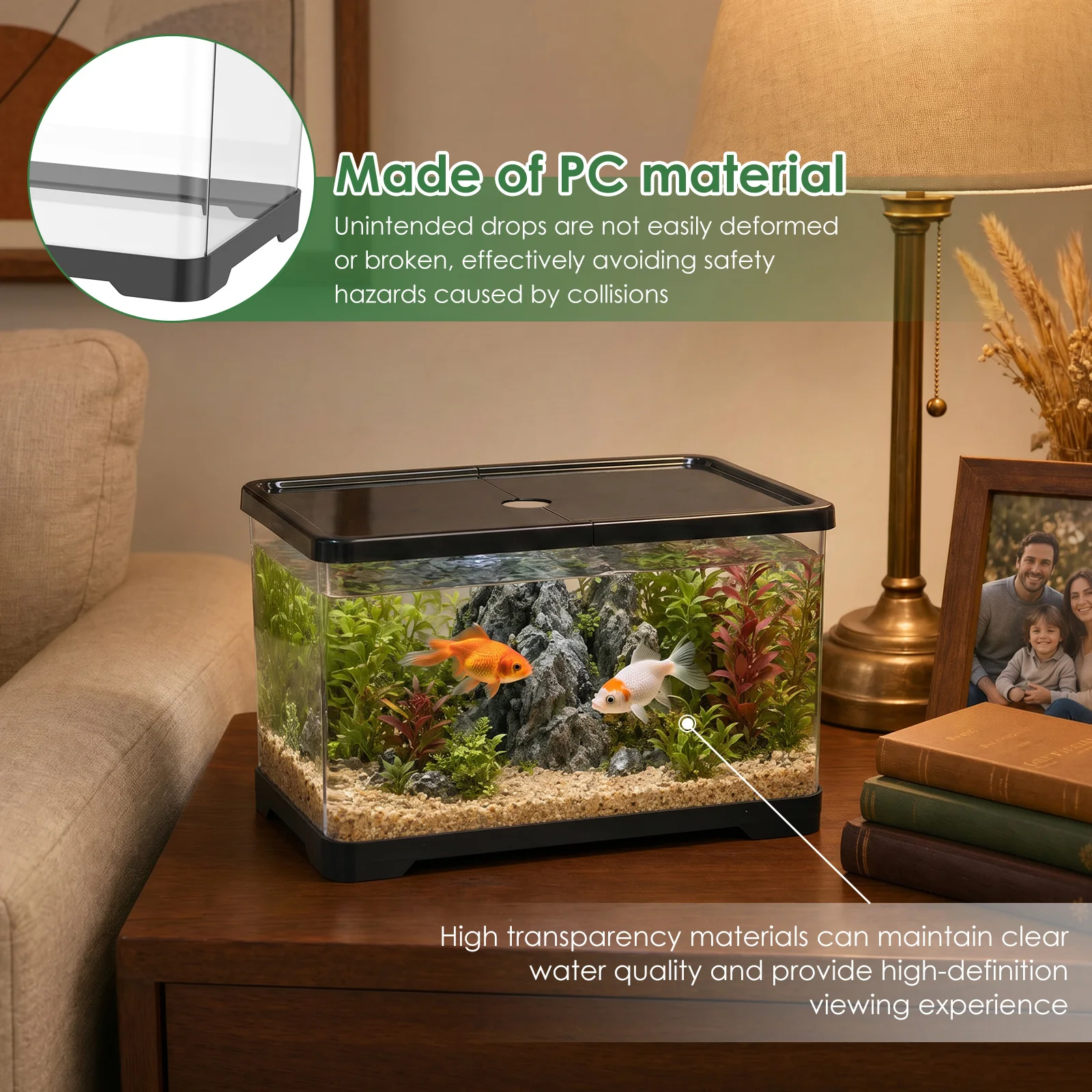 Acquario trasparente con coper - Planted Aquarium Bowl recensione e prezzo